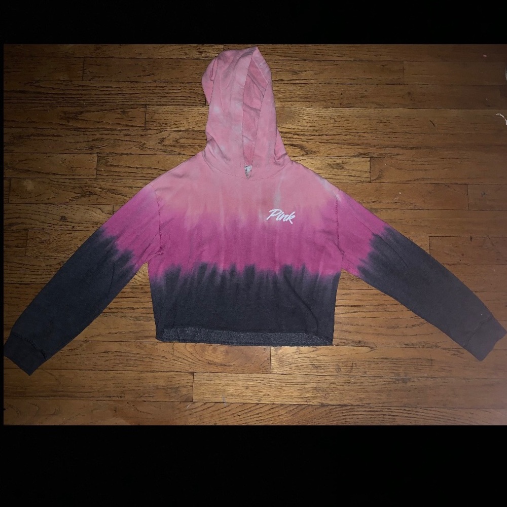 PINK cropped hoodie